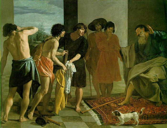 Diego Velazquez Joseph's Bloody Coat Brought to Jacob Germany oil painting art